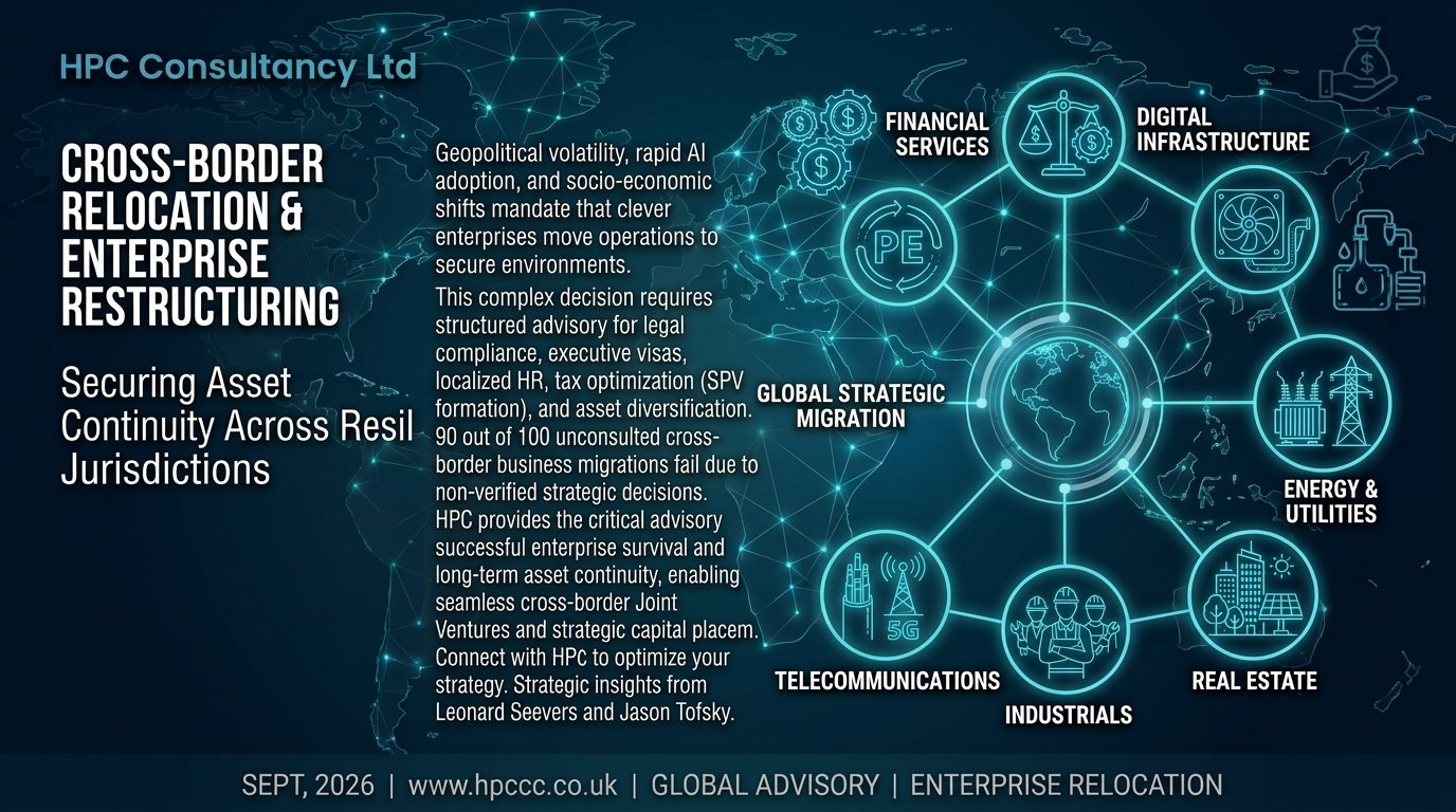 Strategic Business Relocation from United Kingdom and Cross Border Advisory