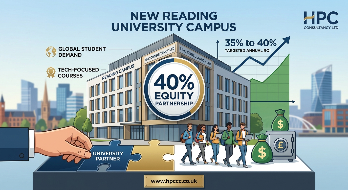 40% Equity Partnership in New Reading University Campus, seeking United Kingdom Investor