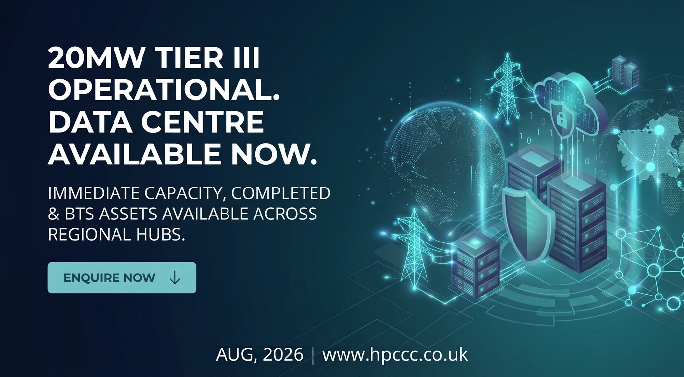 Operational Data Centre for sale in United Kingdom
