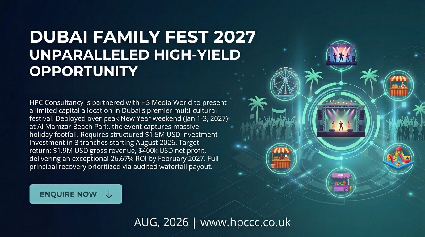 Prime Gulf Investment Opportunity for Investors in United Kingdom: Dubai Family Fest (Season 1)